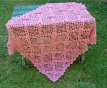 Rose Trelllis Baby Blanket - PB-104