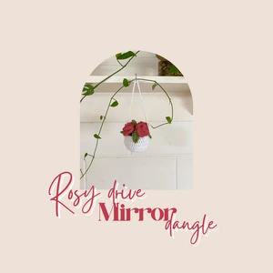 Rosy Drive Mirror Dangle