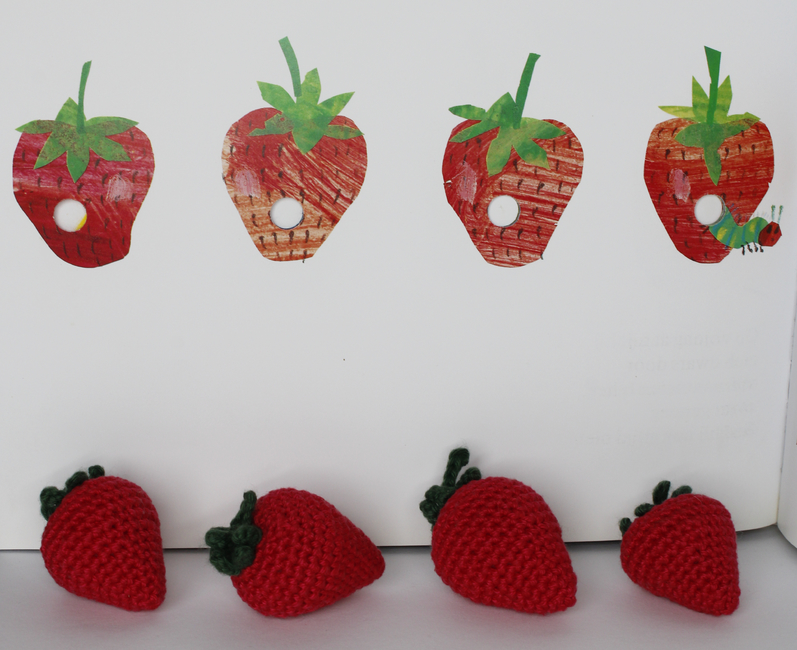 Four Strawberries from the Very: Crochet pattern | Ribblr