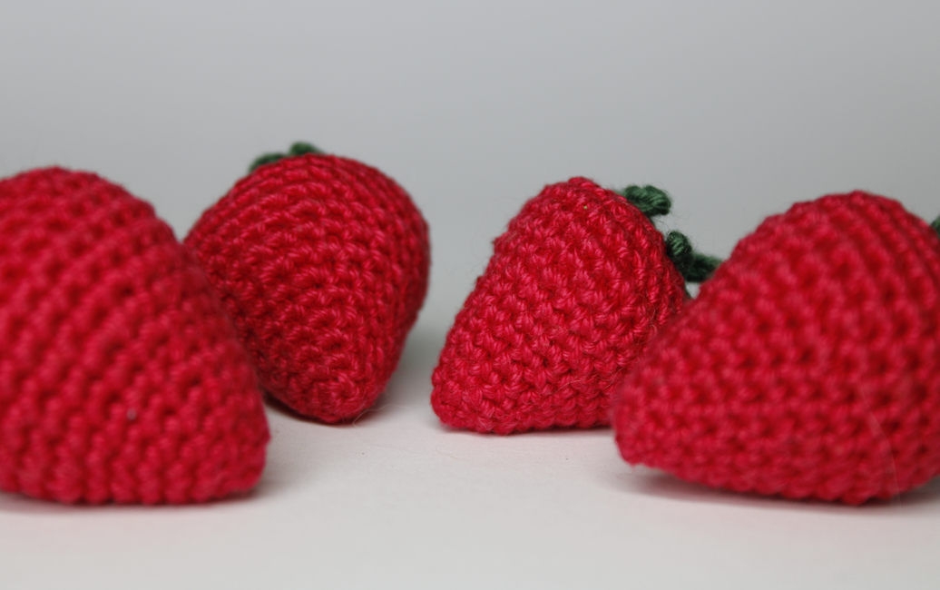Four Strawberries from the Very: Crochet pattern | Ribblr