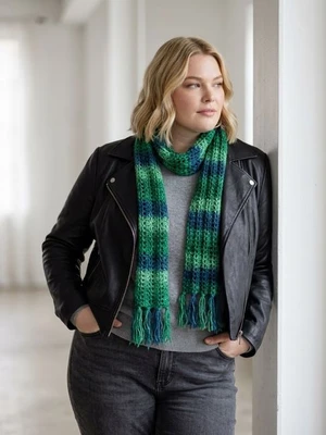 Woodland Crochet Scarf