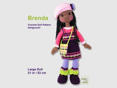 Brenda Large Crochet Doll