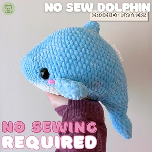 Original No-Sew Dolphin Crochet Pattern