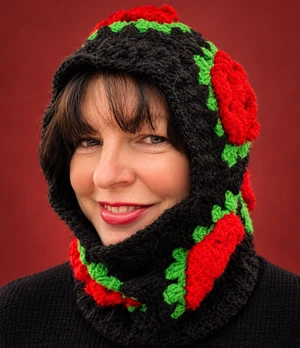 Rose Crochet Balaclava