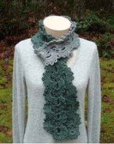 Queen Anne\'s Lace Scarf and Neck Warmer - PA-331