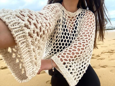 Y2K Hollow Sweater