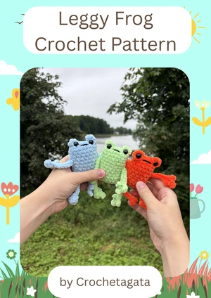 Leggy frog no-sew