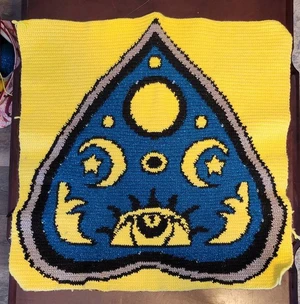 Ouija Wall Hanging Crochet Pattern