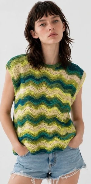 Wavelet Crochet Tank Top