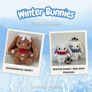 Christmas bunny patterns