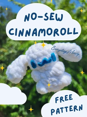 No-Sew Mini Cinnamon roll dog
