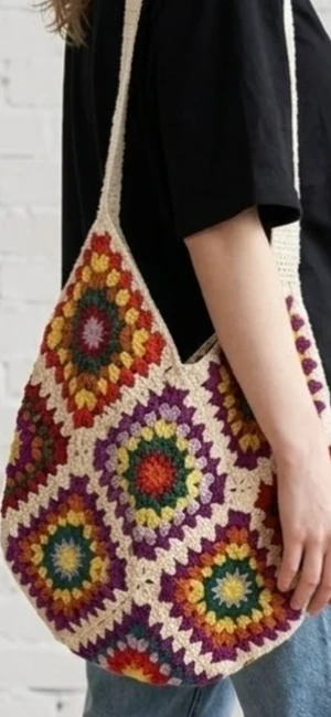 Beach Crochet Bag