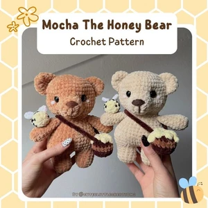 Mocha the honey bear crochet pattern