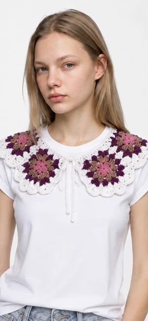 Peter Pan Crochet Collar