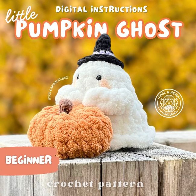 FREE Little Pumpkin Ghost FREE: Crochet pattern | Ribblr