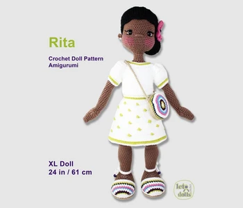 Rita Extra Large Crochet Doll