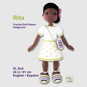 Rita Extra Large Crochet Doll