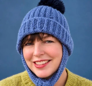 Ribbed Crochet Beanie