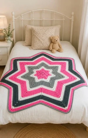 STAR CROCHET BLANKET
