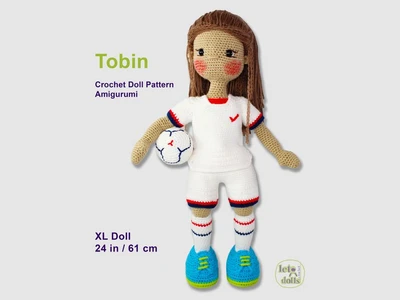 Tobin Extra Large Crochet Doll