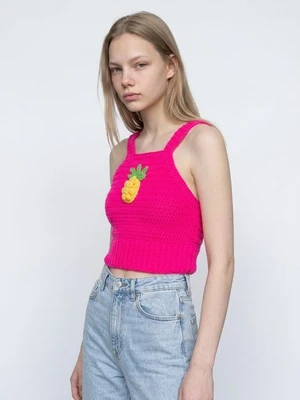 FRUITY CROCHET CROP TOP
