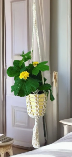 CROCHET PLANT POT HOLDER