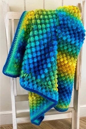 BOBBLE CROCHET BLANKET