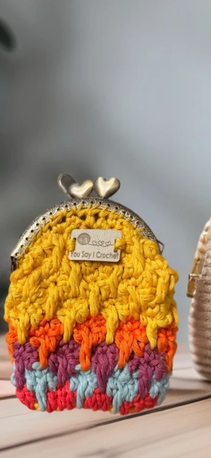 Coin Crochet Purse