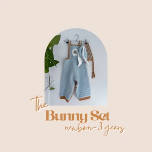 Bunny Bonnet and Overalls