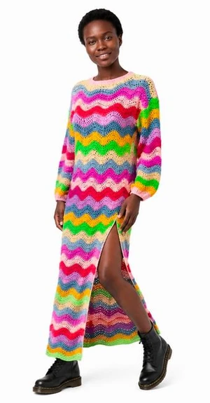Ripple Maxi Crochet Dress