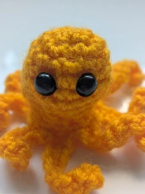 Crochet octopus.