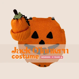 Jack O\'lantern Costume and Beanie