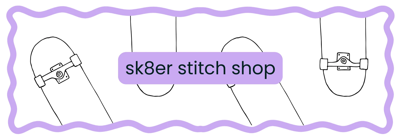 sk8er stitch shop shop banner