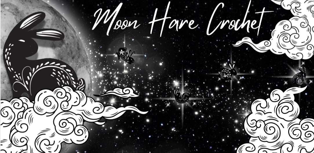 Moon Hare Crochet shop banner
