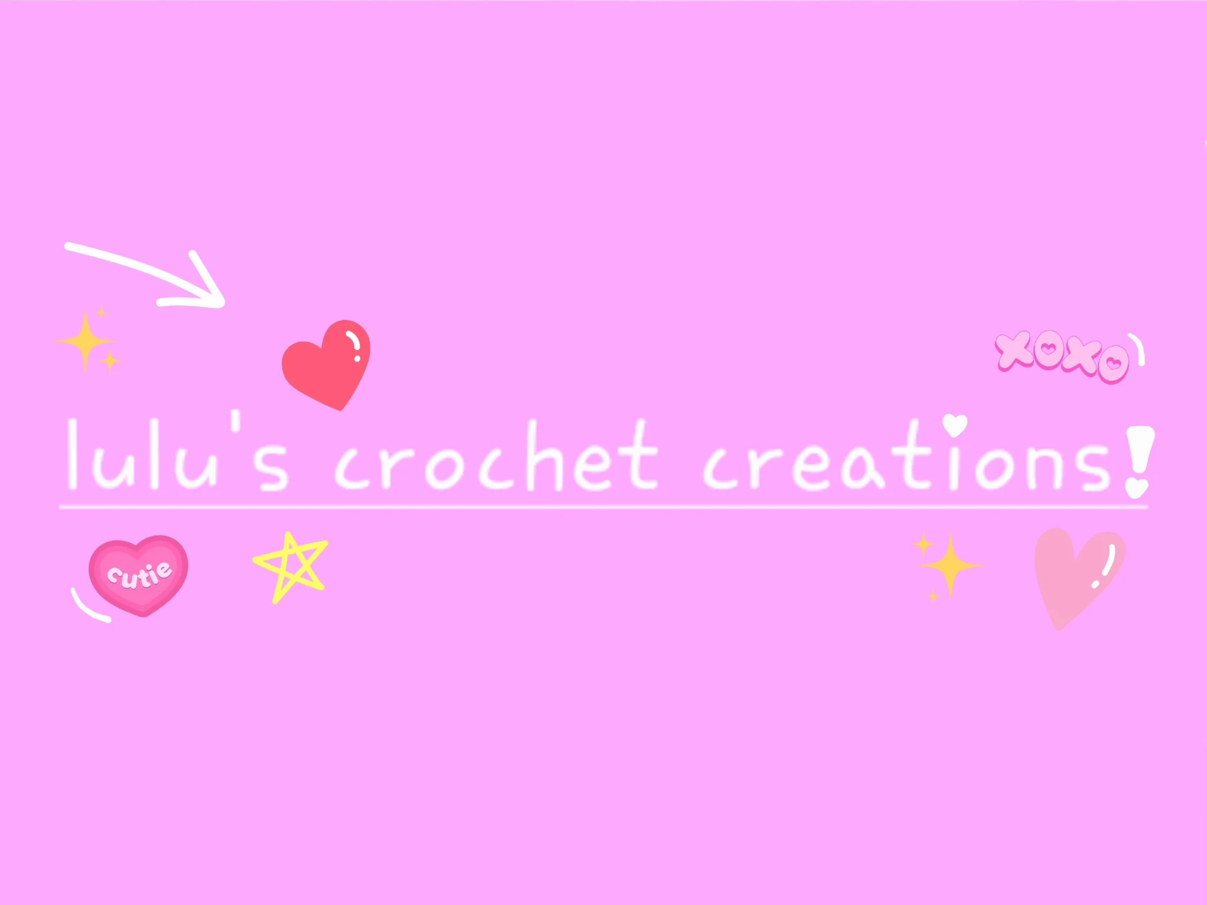 Lulu's crochet creations shop banner