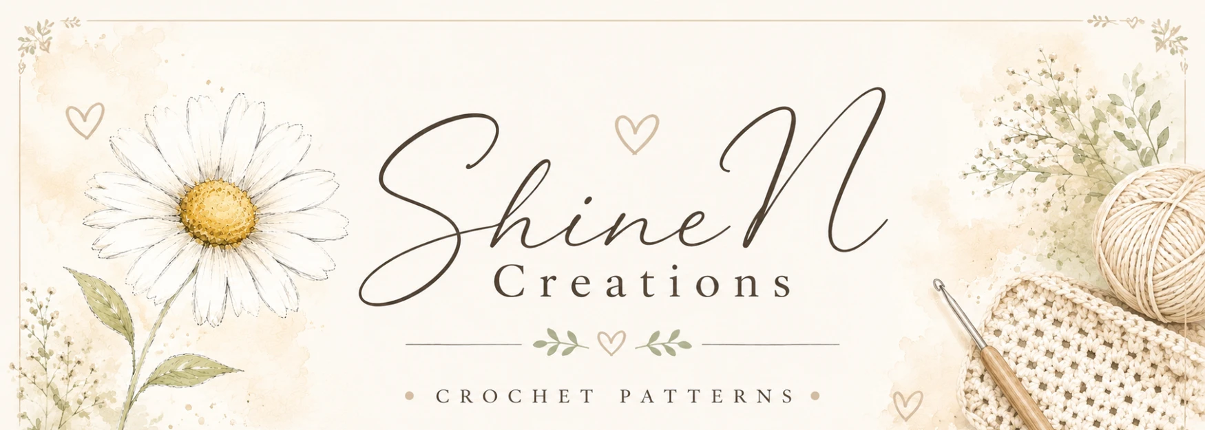 ShineN Creations shop banner
