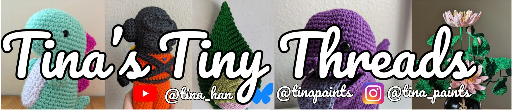 Tina's Tiny Threads shop banner