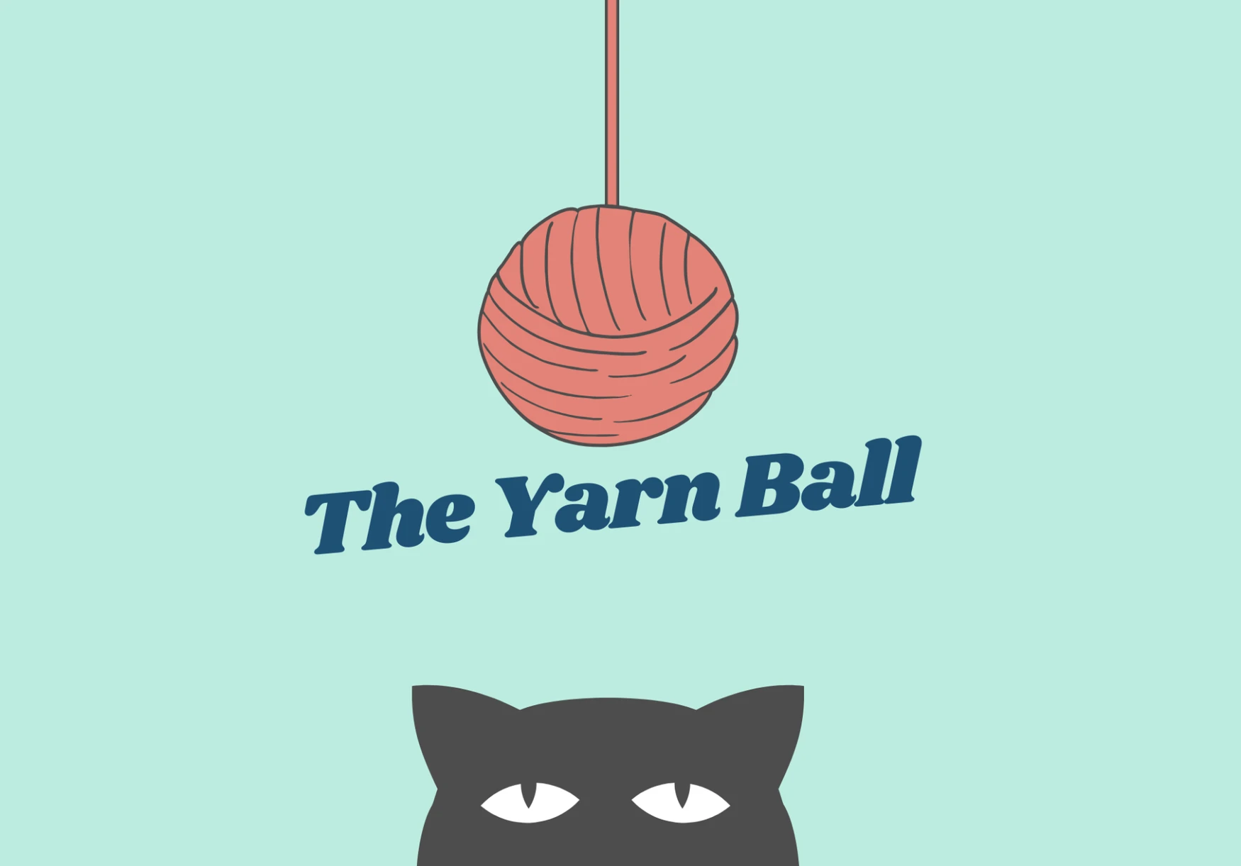 The yarn ball shop banner