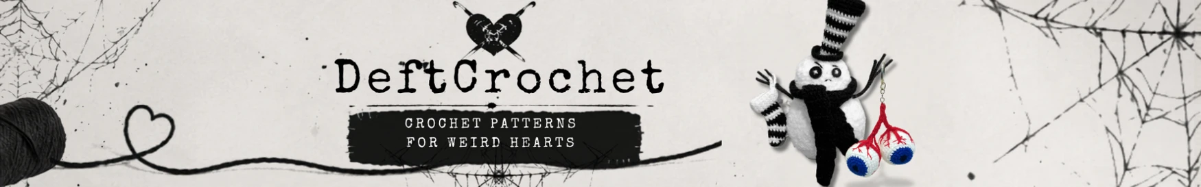 DeftCrochet shop banner