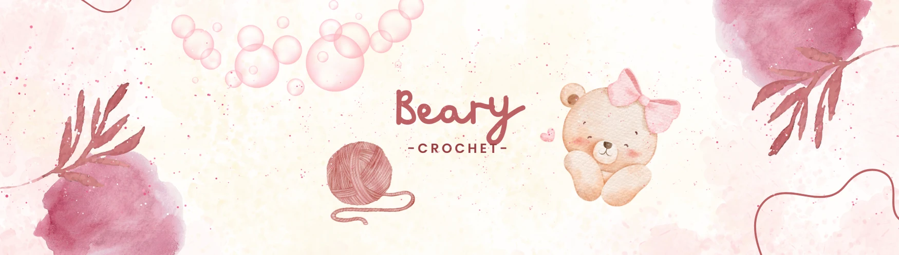 Beary Crochet shop banner