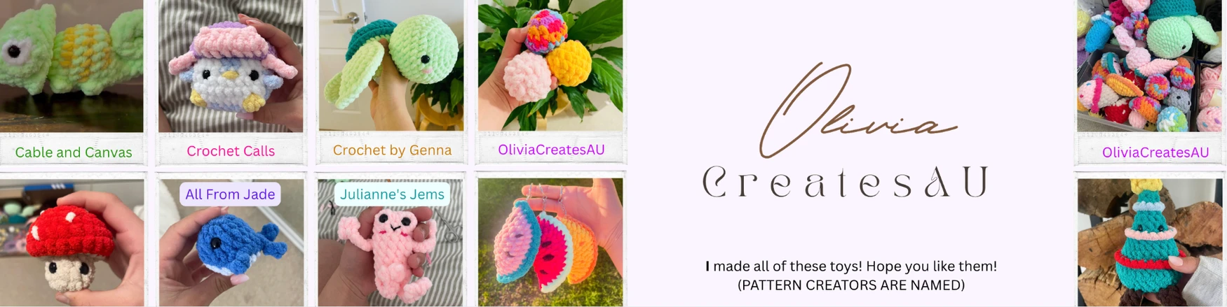 OliviaCreatesAU shop banner