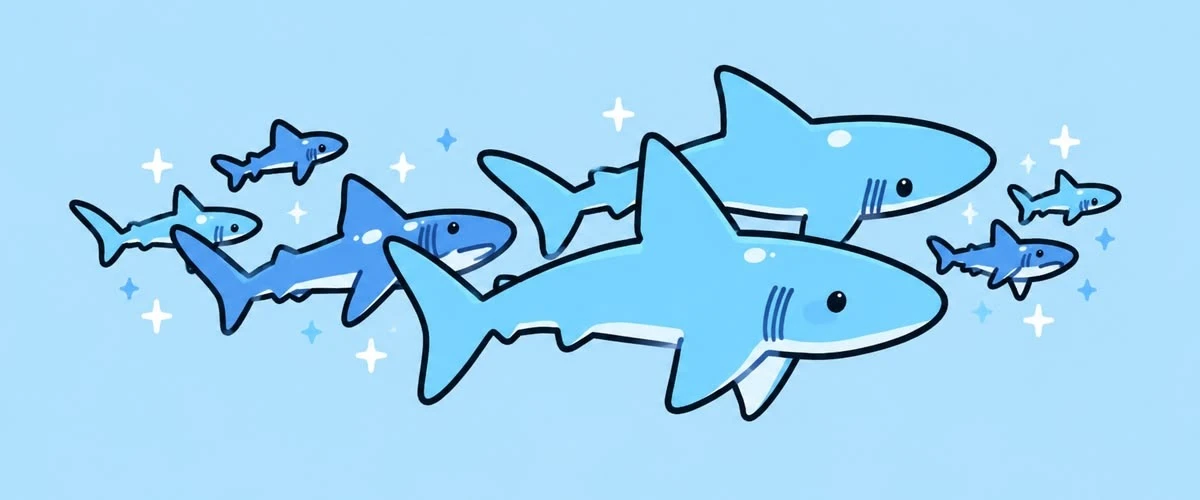 Underwater crochet shop banner