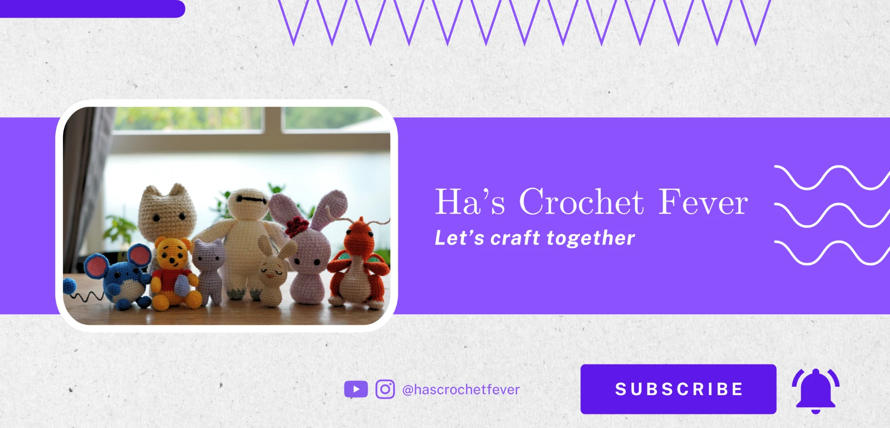 Ha's Crochet Fever shop banner
