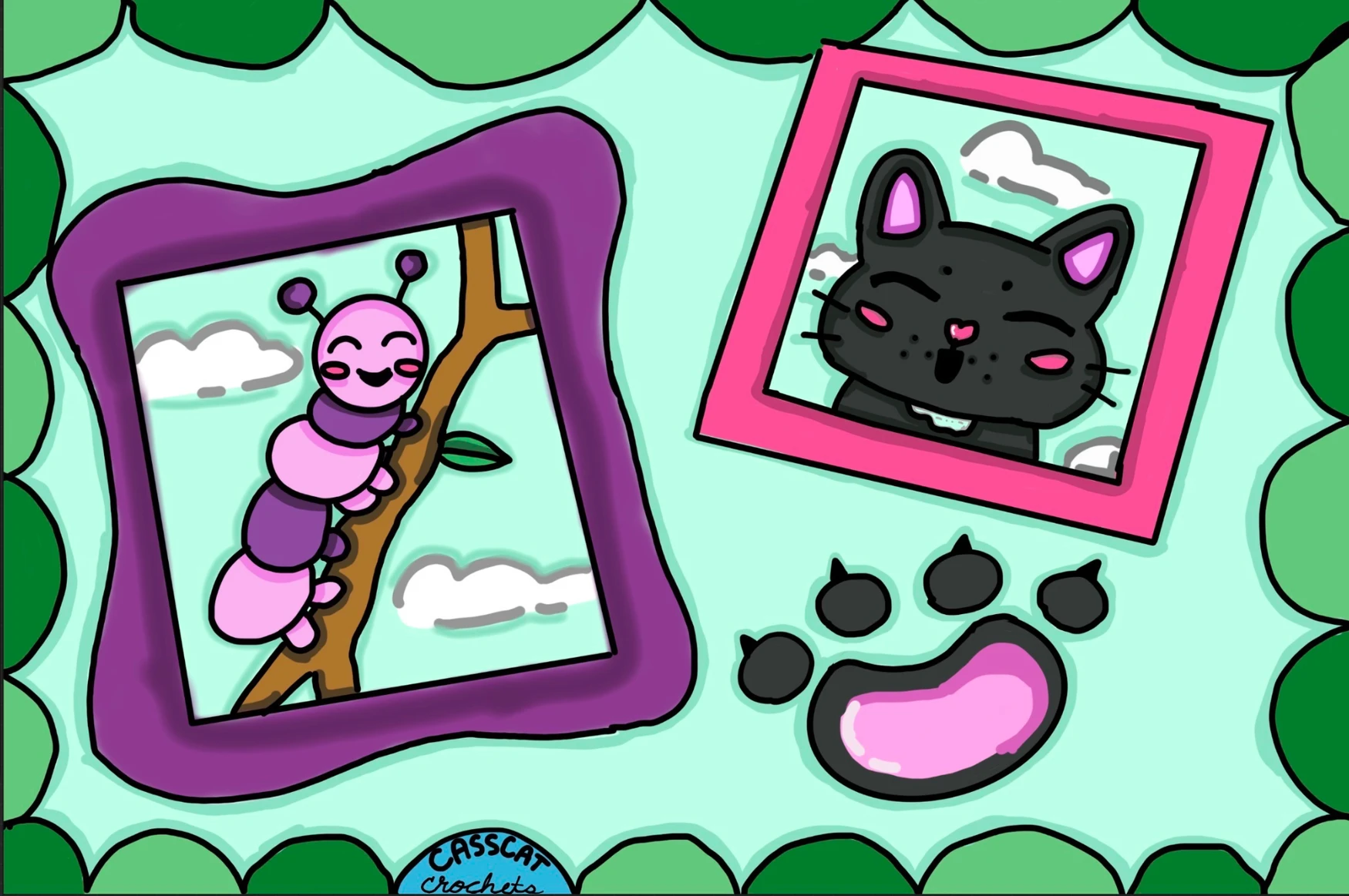Casscat Crochets shop banner