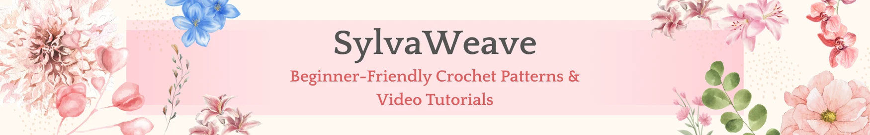 Sylvaweave Crochet shop banner