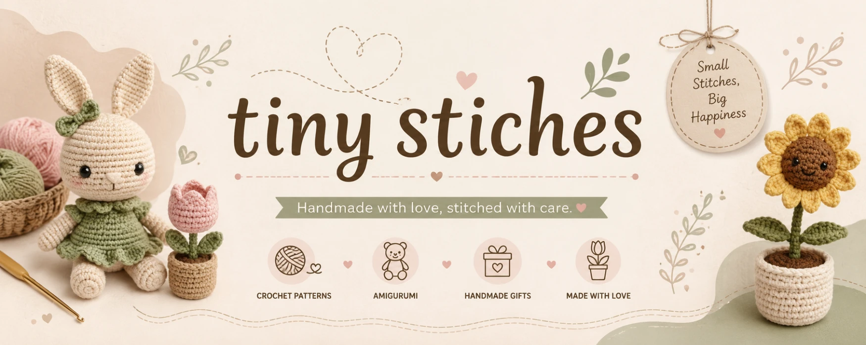 Tiny  Stitches shop banner