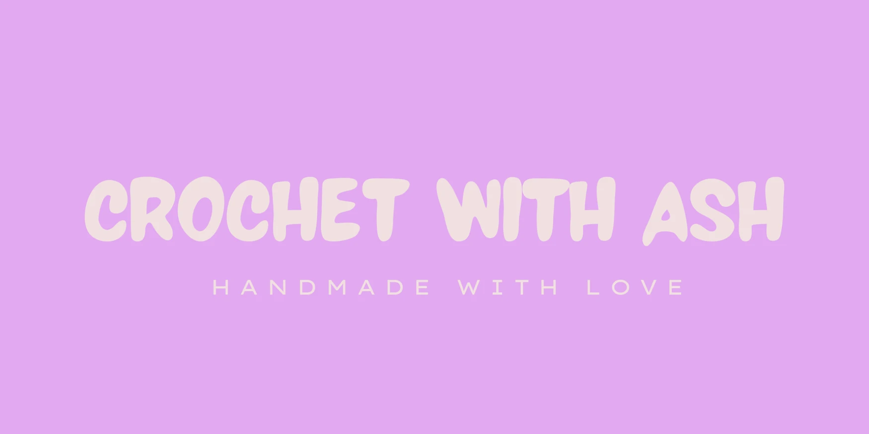 Crochet With Ash shop banner