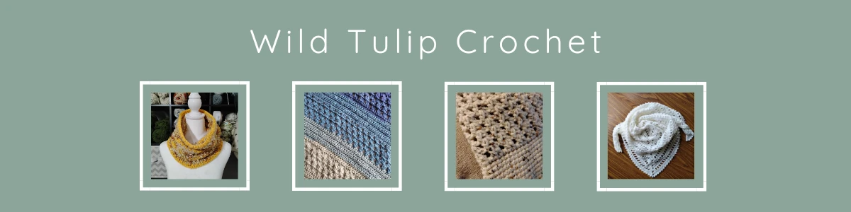 Wild Tulip Crochet shop banner