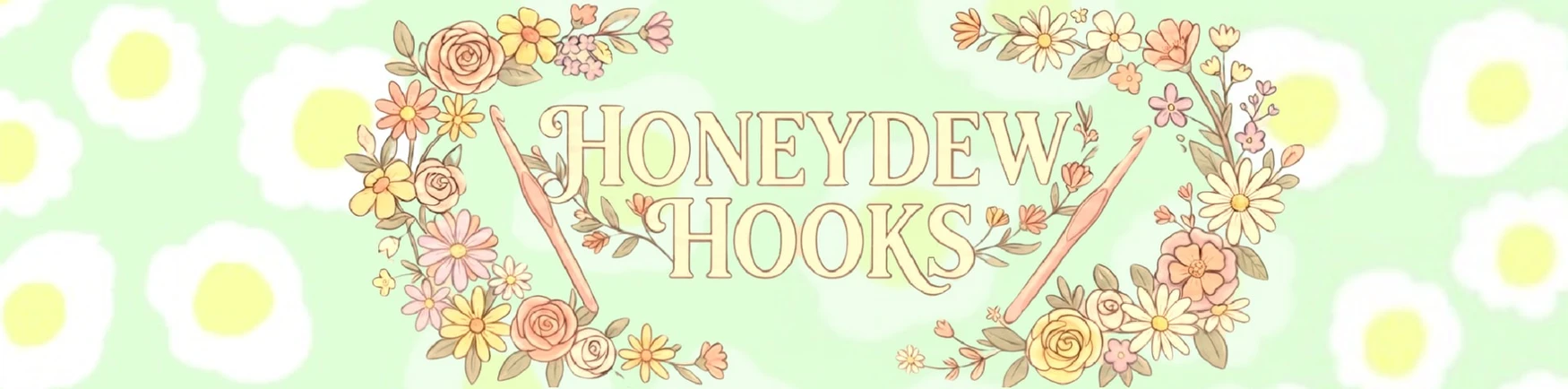 Honeydew Hooks shop banner