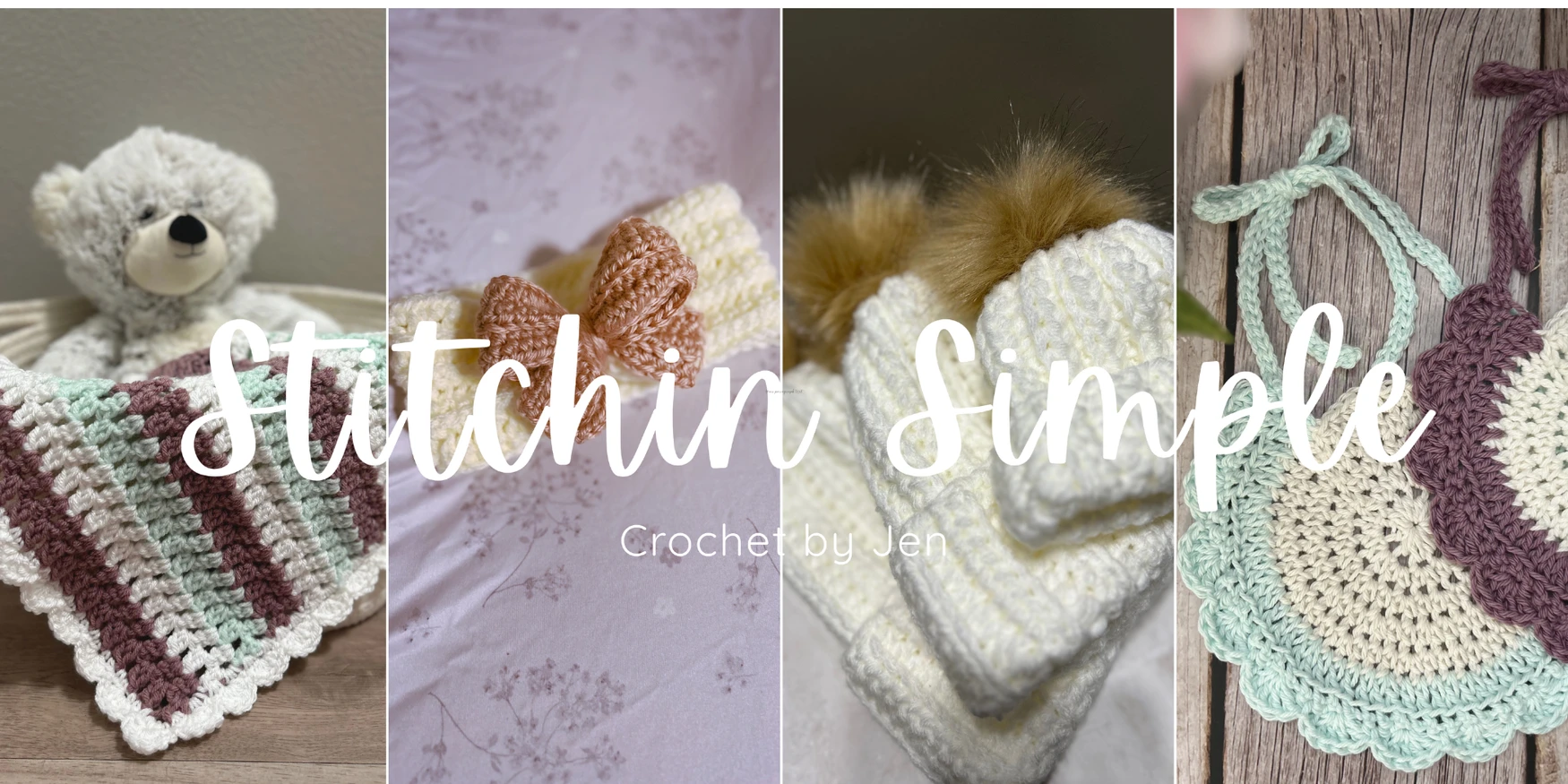 Stitchin Simple  Crochet by Jen shop banner